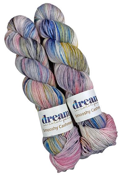 Smooshy with Cashmere One of a Kind Color - Pastel Horizon (TWO SKEINS)