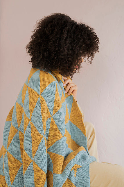 A Rowan Cotton Wool Pattern - Peony Blanket (PDF)