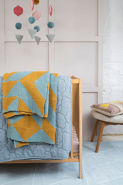 A Rowan Cotton Wool Pattern - Peony Blanket (PDF)