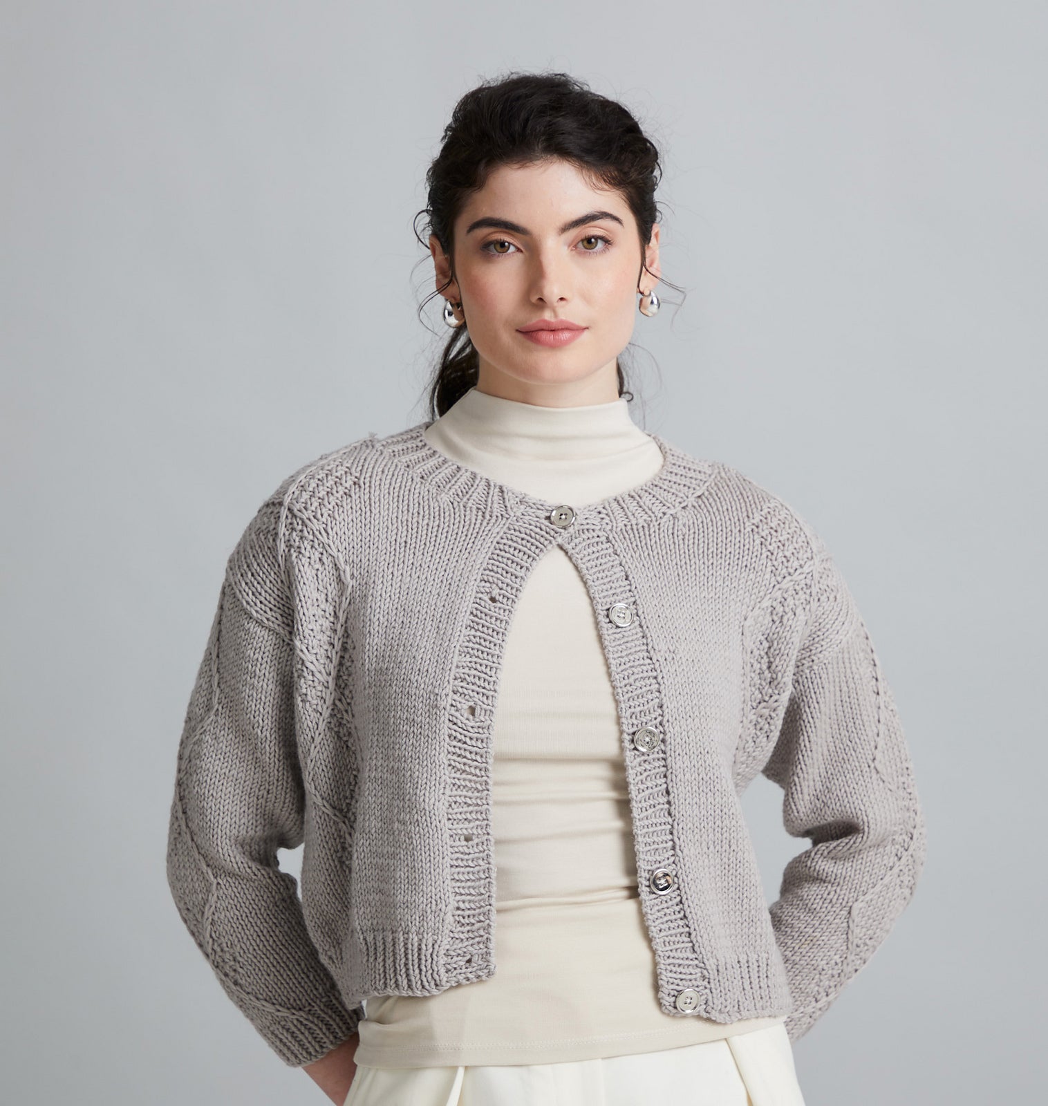 A Mode at Rowan Merino Soft Pattern - Perrin Cardigan (PDF)