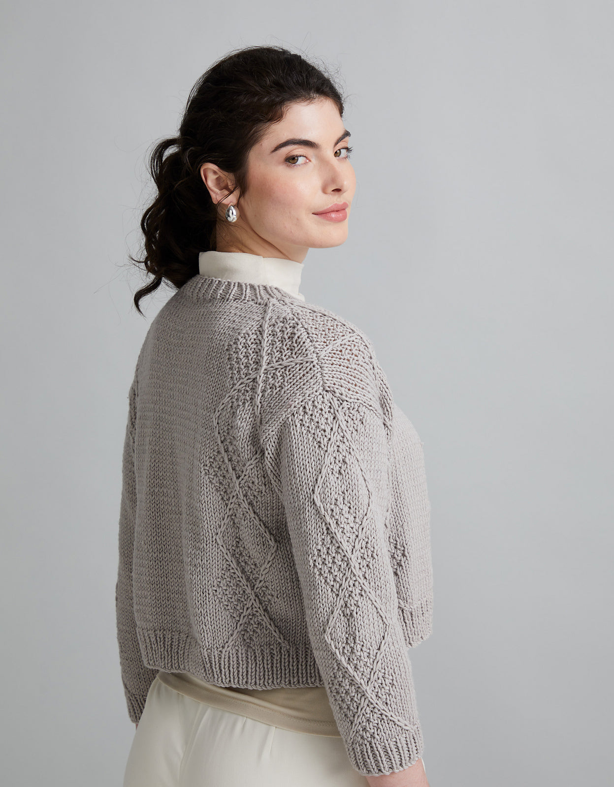 A Mode at Rowan Merino Soft Pattern - Perrin Cardigan (PDF)