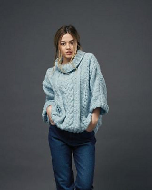 A Rowan Brushed Fleece Pattern - Pheobe (PDF)