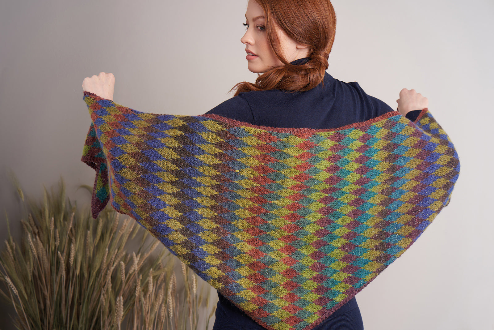 A Rowan Felted Tweed Colour Pattern - Phoenix Shawl (PDF)