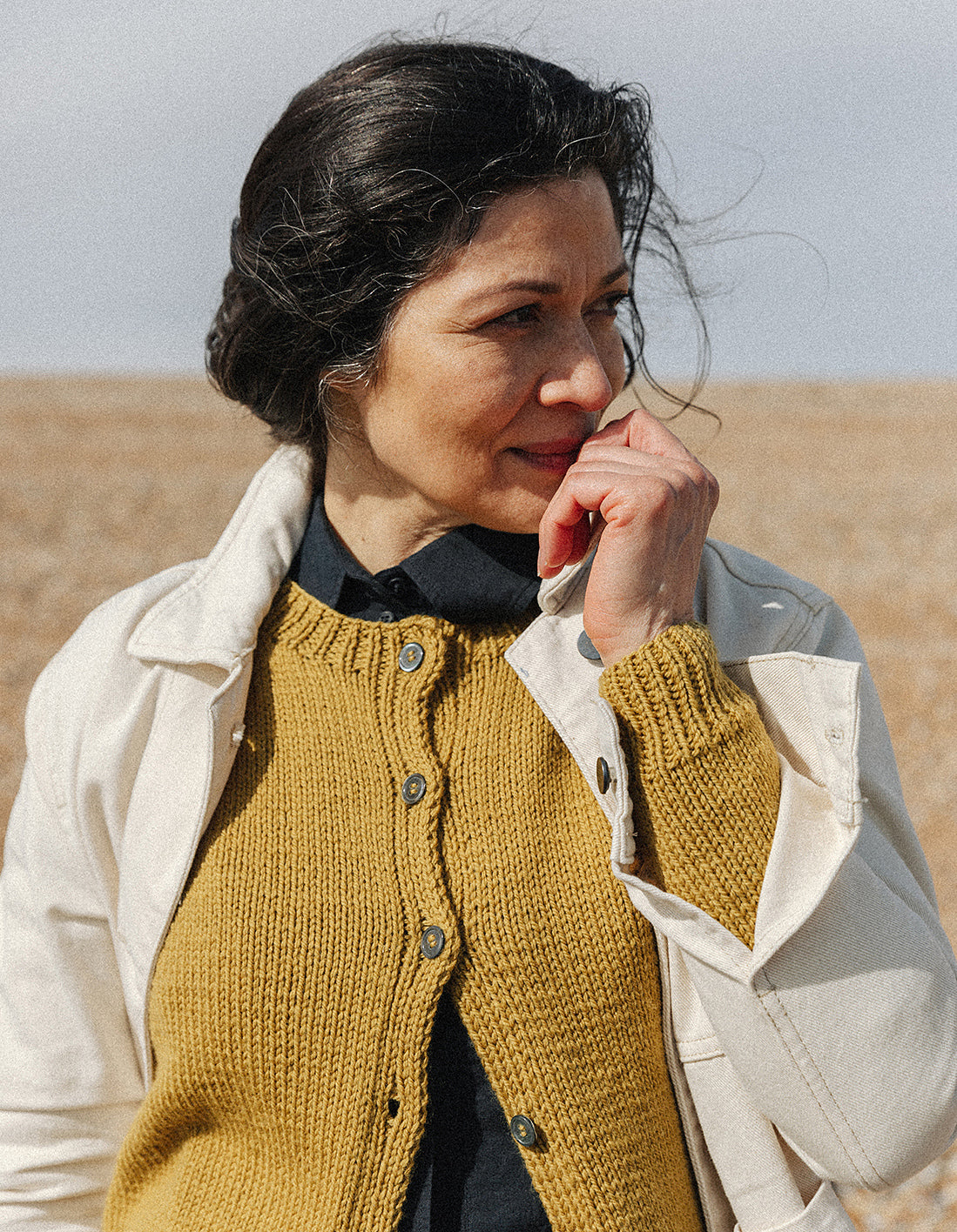 A Rowan Pebble Island Pattern - Plateau Plain Cardigan (PDF)