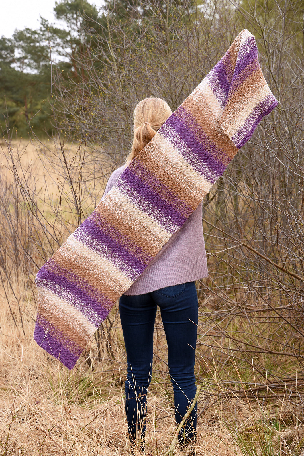 A Queensland Shetland Lite Pattern - Janey Stole (PDF)