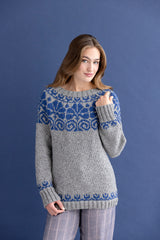 A Queensland Kathmandu Fingering Pattern - Sanne Sweater (PDF)