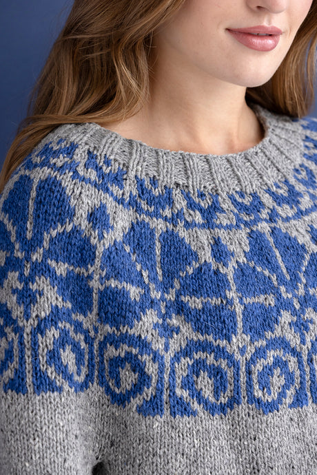 A Queensland Kathmandu Fingering Pattern - Sanne Sweater (PDF)