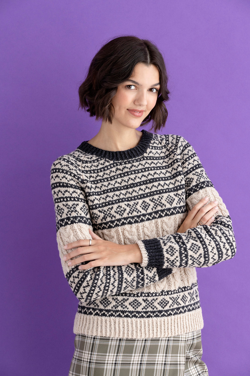 A Queensland Shetland Lite Pattern - Claudette Pullover (PDF)