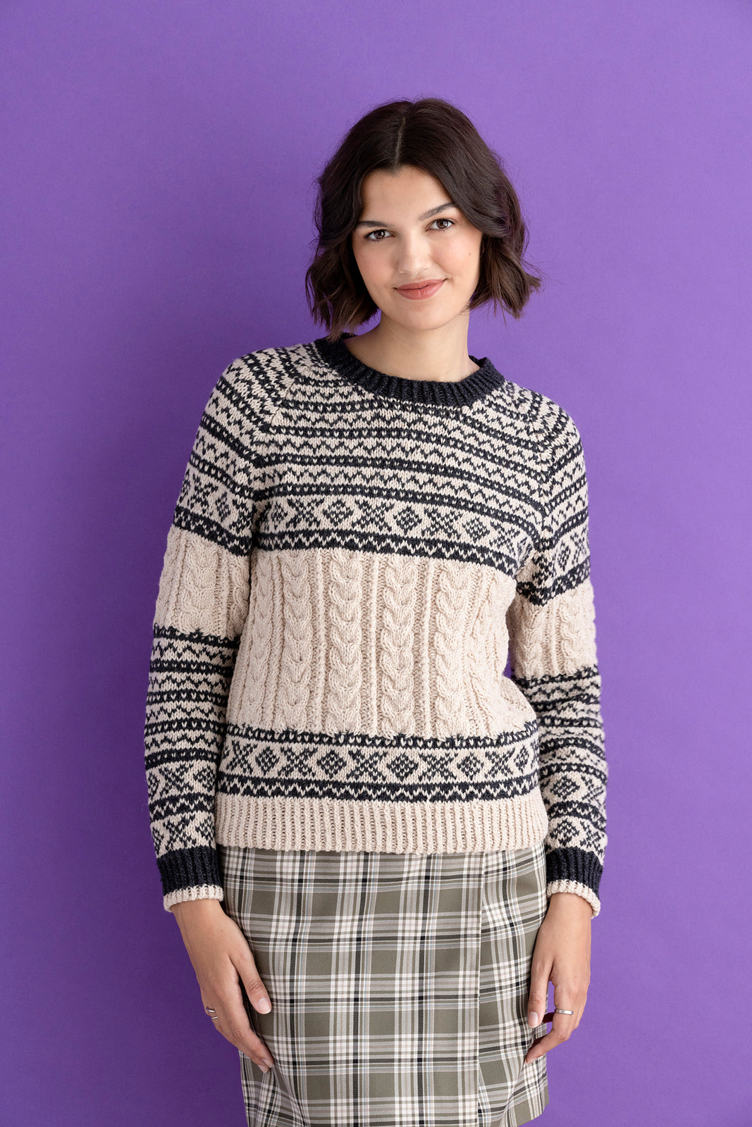 A Queensland Shetland Lite Pattern - Claudette Pullover (PDF)