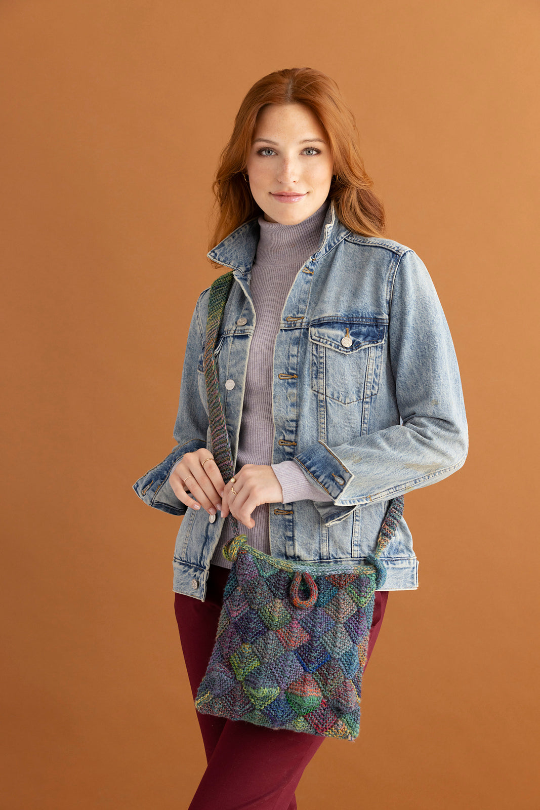 A Queensland Shetland Lite and Fuji Pattern - Maglia Handbag (PDF)