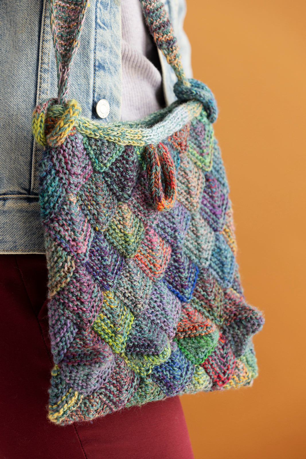 A Queensland Shetland Lite and Fuji Pattern - Maglia Handbag (PDF)