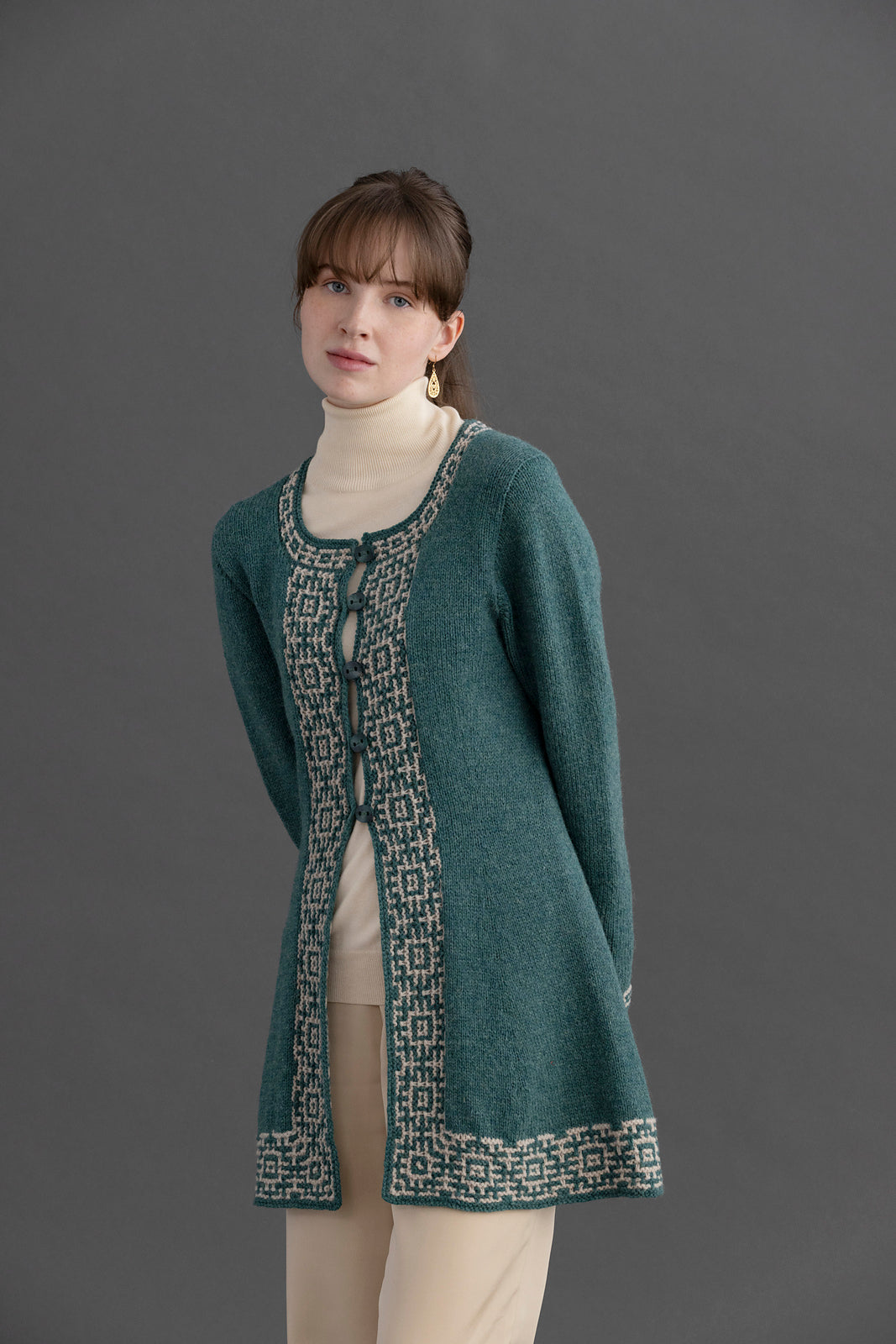 A Queensland Shetland Lite Pattern - Veronica Coat (PDF)