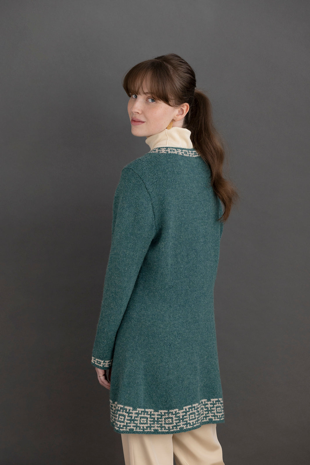 A Queensland Shetland Lite Pattern - Veronica Coat (PDF)