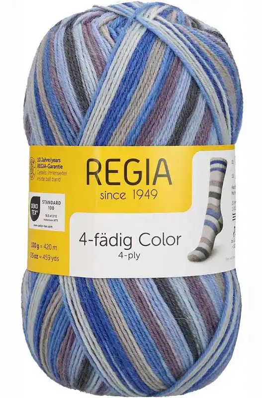Regia 4-Ply - Blue Grey (Color #2737)