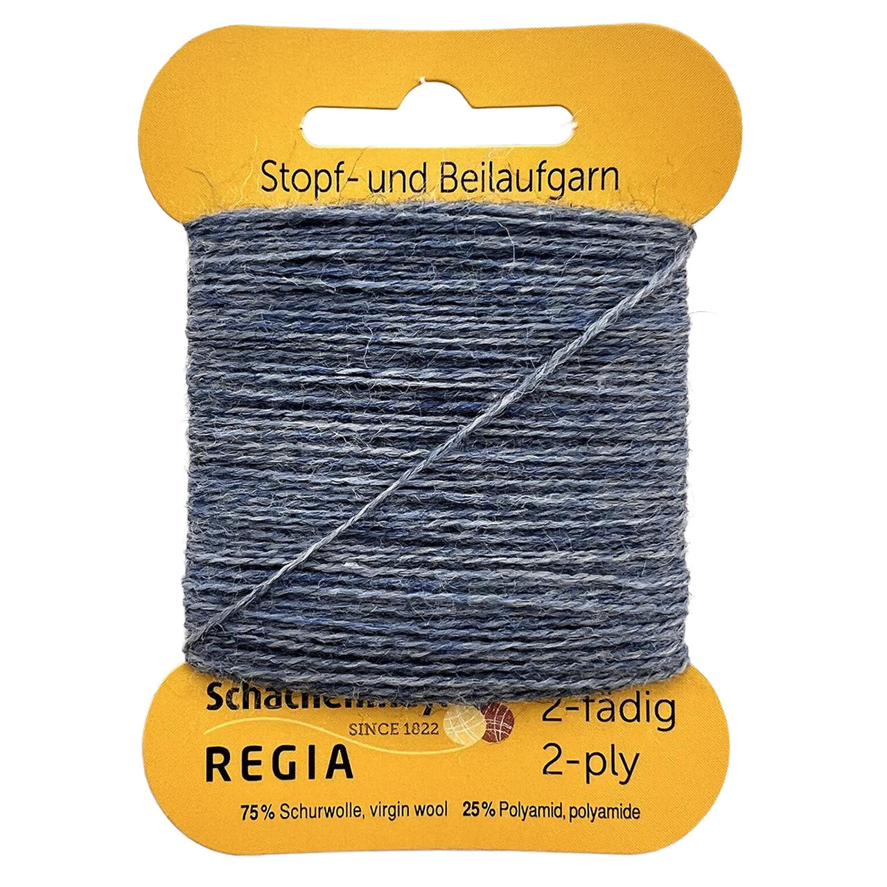 Regia 2-Ply Darning/Reinforcement Thread - Grey Blue (Color #1980)