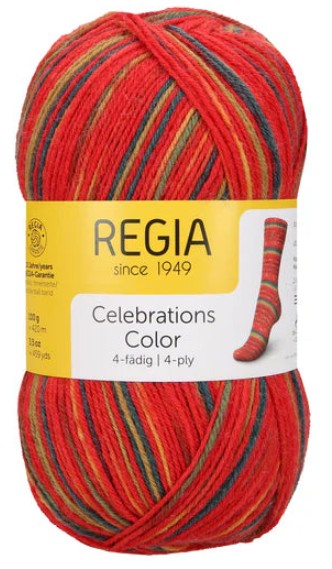 Regia 4-Ply Celebrations - Rose Garden (Color #9424) - FULL BAG SALE (5 SKEINS)