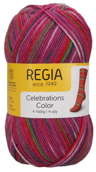 Regia 4-Ply Celebrations - Dahlia Dreams (Color #9426) - FULL BAG SALE (5 SKEINS)