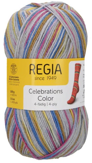 Regia 4-Ply Celebrations - Mountain Peak Bloom (Color #9423)