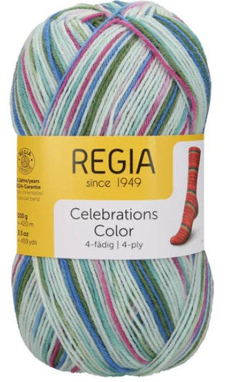 Regia 4-Ply Celebrations - Winter Garden (Color #9425) - FULL BAG SALE (5 SKEINS)