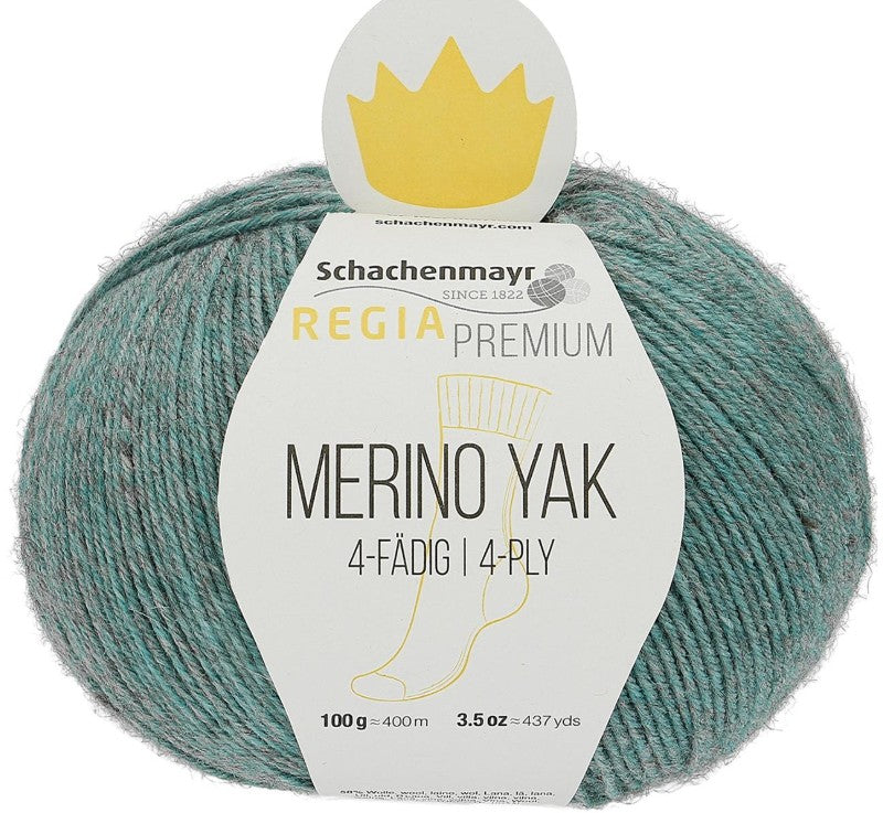 Regia Merino Yak Solid Colors - Mineral (Color #7518) sock yarn on sale at Little Knits