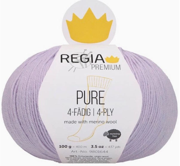 Regia Pure Merino sock yarn at Lilac (Color #45) on sale at Little Knits