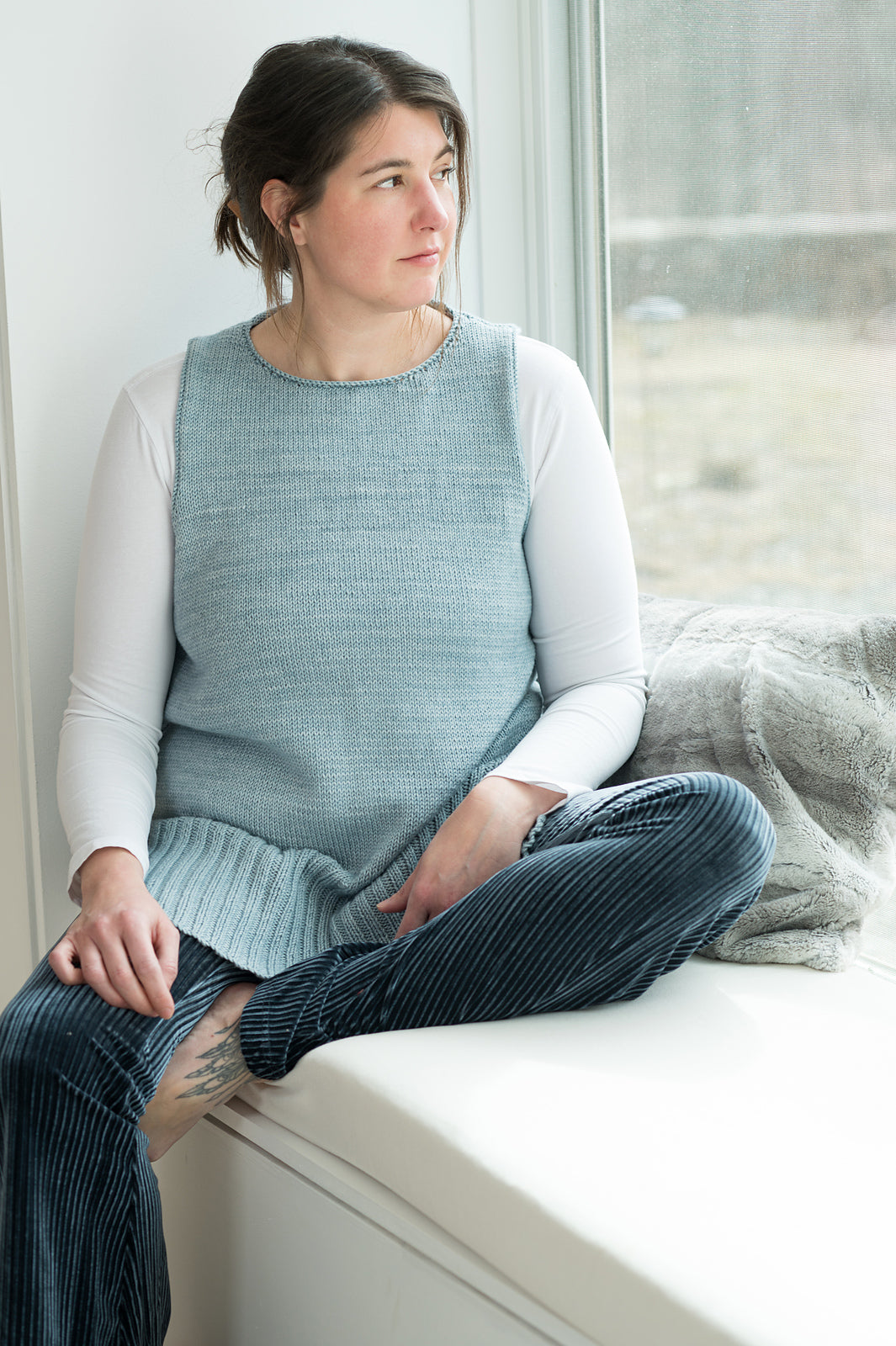 A Churchmouse Yarns and Teas Pattern - Reset Slipover (PDF)