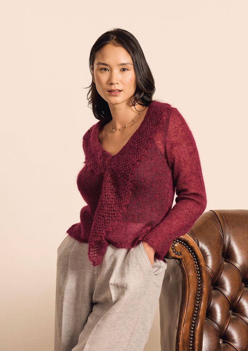 A Rowan Kidsilk Haze Pattern - Rosa Pullover (PDF)