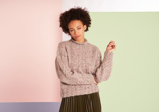 Rowan Tweed Haze Pattern - Dartmoor (PDF) knitting pattern on sale at Little Knits