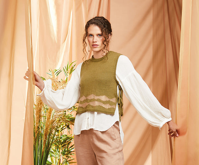 A Rowan Summerlite DK & Kidsilk Haze Pattern -  Sahara (PDF)