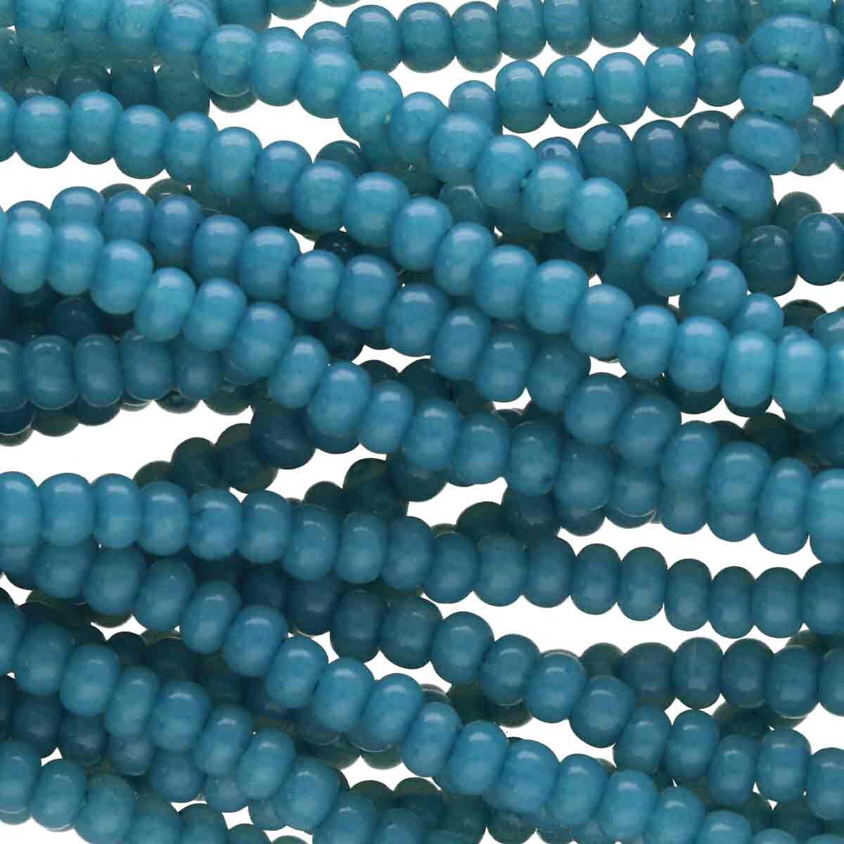 6/0 Czech Seed Beads - African Opal Sol Gel (Color #02633) - 6 String Hanks, 66 Grams