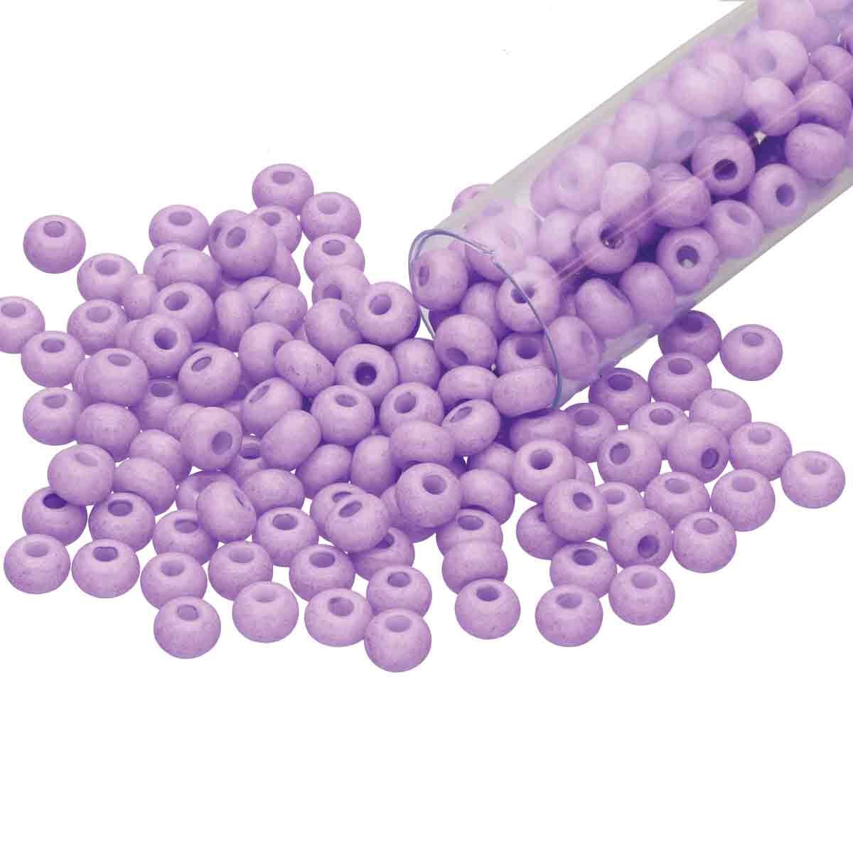 6/0 Czech Seed Beads - Amethyst Solgel (Color #03123) 20 Gram Tube ...