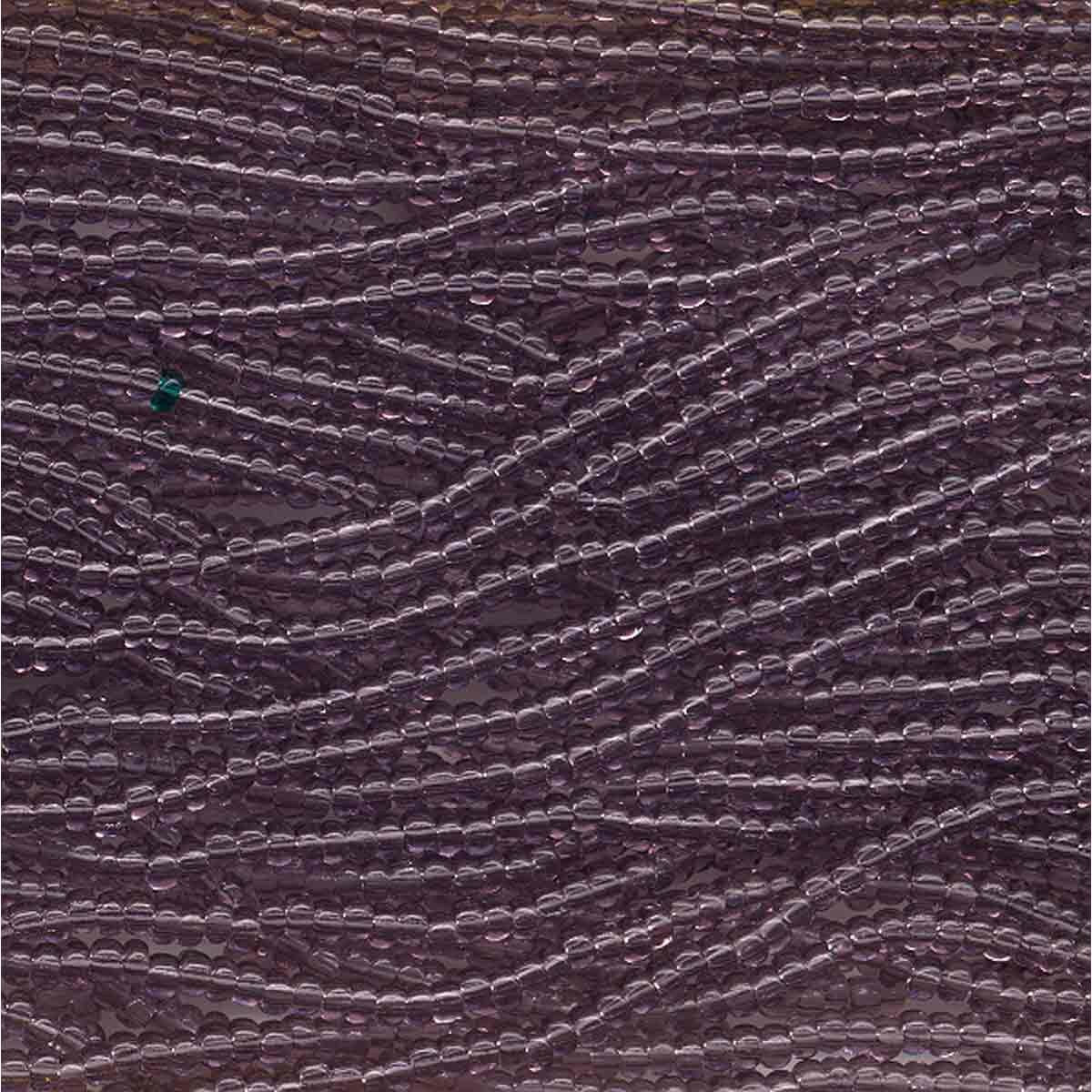 6/0 Czech Seed Beads - Light Ametyst (Color #20010) - 6 String Hanks, 71 Grams