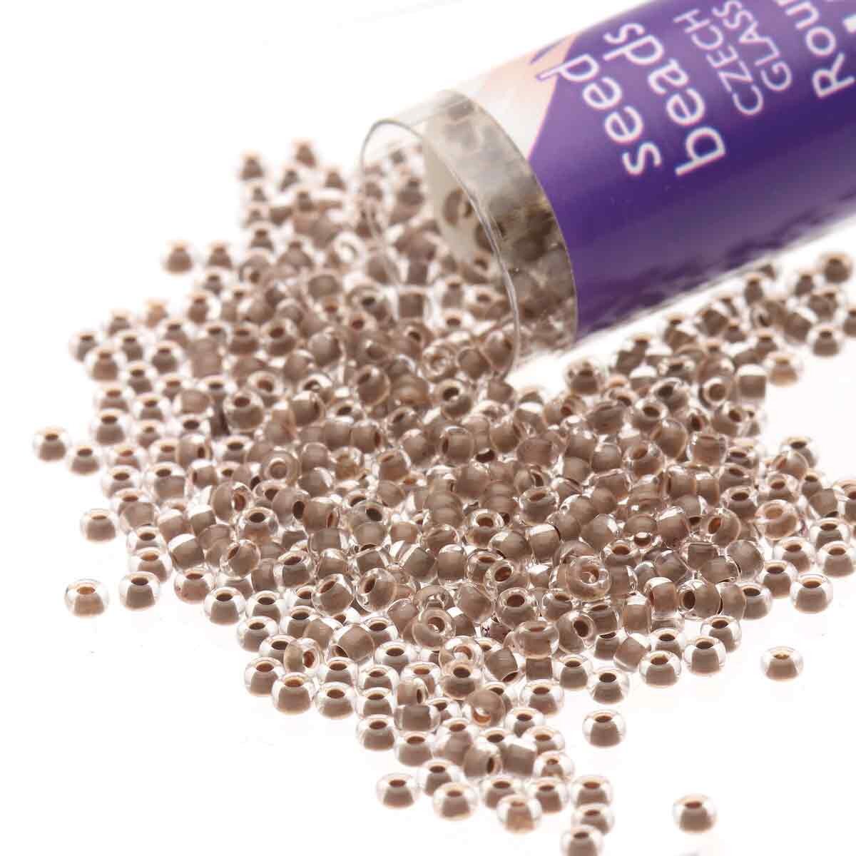 8/0 Czech Seed Beads - Terra Intensive Chocolate Brown (Color #08A19) 22 Gram Tube