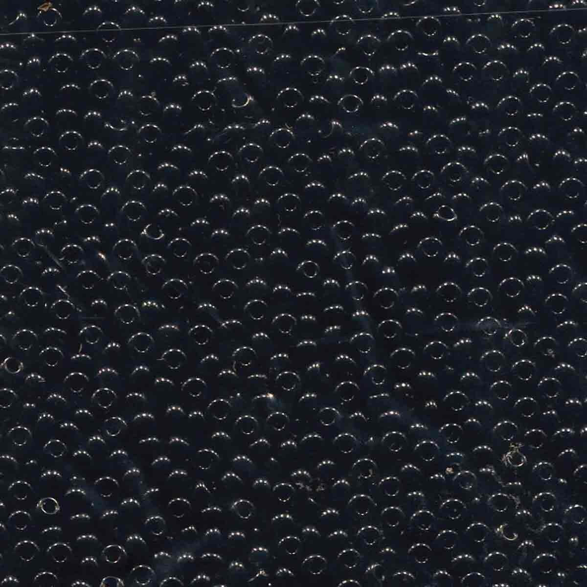 8/0 Czech Seed Beads  - Jet (Color #23980) 250 Gram Bag