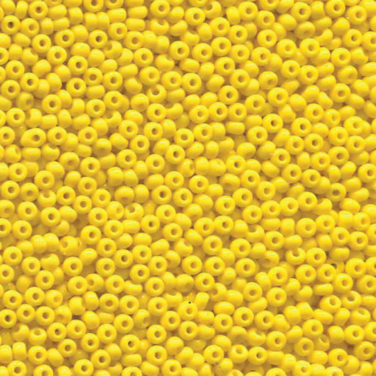 8/0 Czech Seed Beads  - Dark Yellow Opaque (Color #83130) 250 Gram Bag