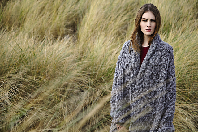 A Rowan Brushed Fleece Pattern - Skomer (PDF)