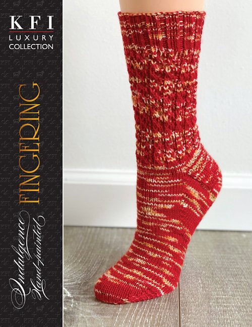 An Indulgence Fingering Pattern - San Mateo Socks (PDF)