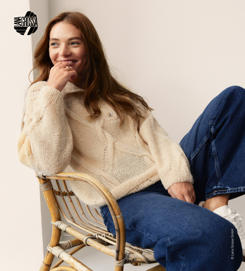 A Lana Grossa Setasuri Pattern - Pullover 02 (PDF)