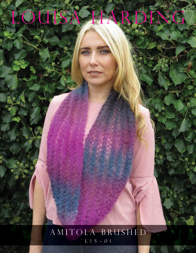 A Louisa Harding Amitola Brushed - Latticed Infinity Cowl (PDF)