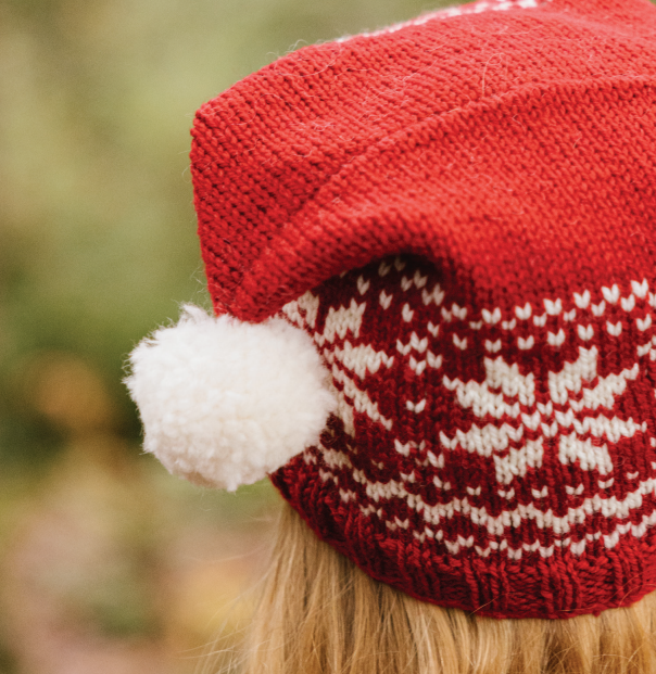 A Churchmouse Yarns and Teas Pattern - Snowflake Hat & Muffler (PDF)