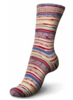 Regia Funky Stripes - Preppy in Red & Blue (Color #3790)