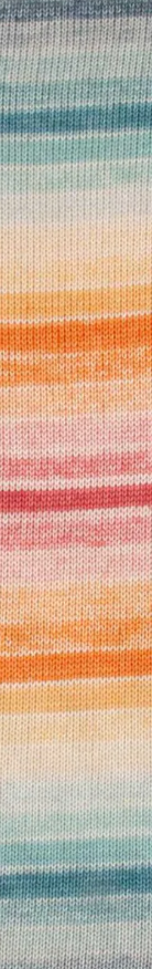 Katia Concept Illusion Merino - Water Blue-Yellow-Orange (Color #301)