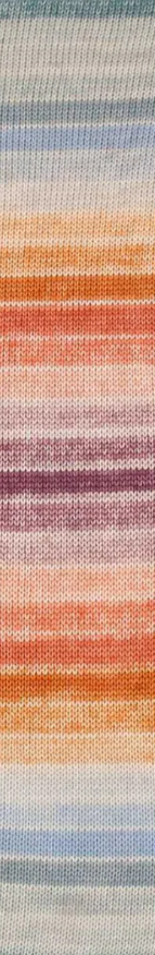 Katia Concept Illusion Merino - Blue-Rust-Maroon (Color #302)