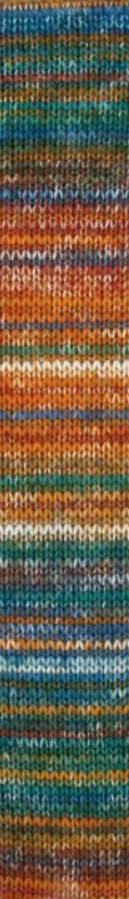 Katia Concept Cotton-Merino Paradiso - Petrol-Rust-Ochre (Color #302)