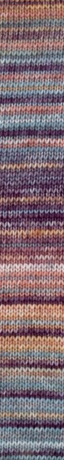Katia Concept Cotton-Merino Paradiso - Rose-Blackberry-Water Blue (Color #305)