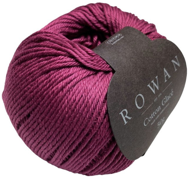 Rowan Cotton Glace - Petunia (Color #872) - FULL BAG SALE (5 SKEINS)