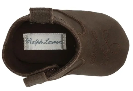 Ralph Lauren Unisex-Baby Marilee Crib Shoe New w/ Box, Size 3