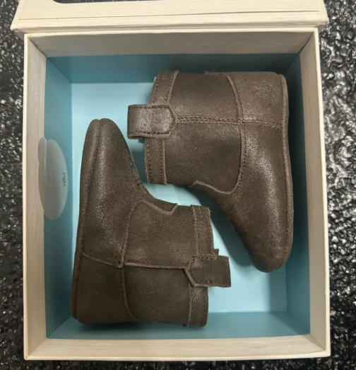 Ralph Lauren Unisex-Baby Marilee Crib Shoe New w/ Box, Size 3