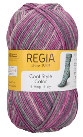 Regia 6-Ply Cool Style - Huckleberry Ridge (Color #2932) - FULL BAG SALE (5 SKEINS)