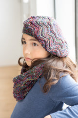 A Berroco Sesame Pattern - Chloe Beret and Cowl (PDF)